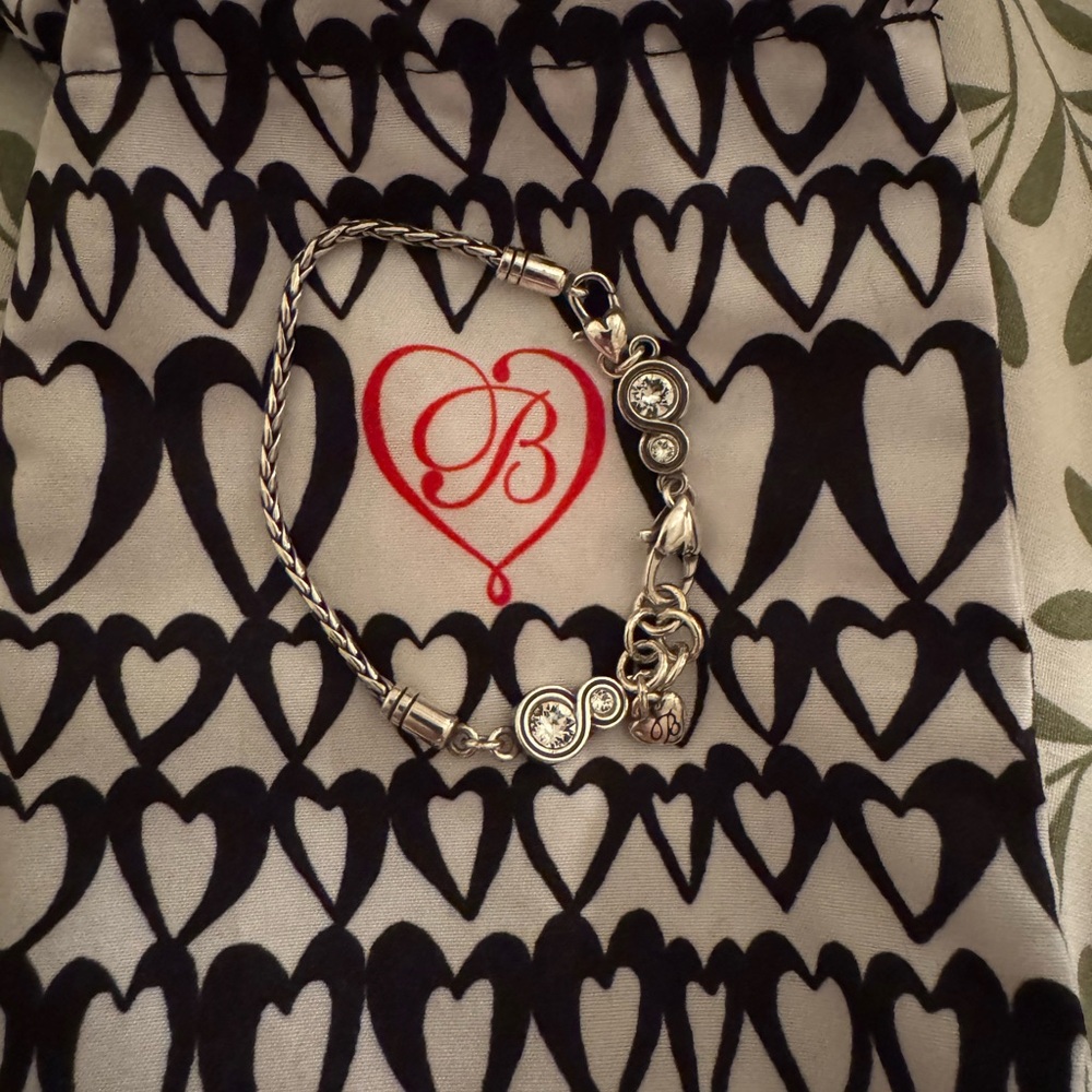 Brighton Silver Plated Bracelet with Crystal Accents